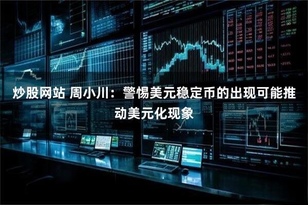 炒股网站 周小川：警惕美元稳定币的出现可能推动美元化现象